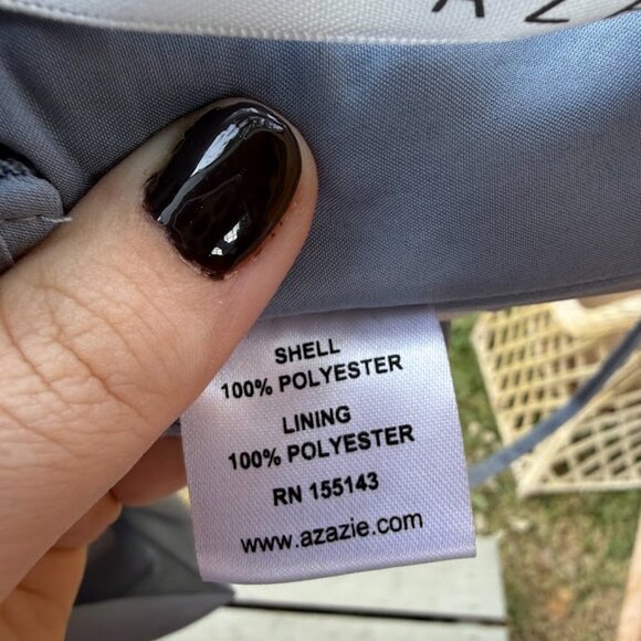 Azazie Grey/Blue Formal Dress (Size A4) - Picture 4 of 4